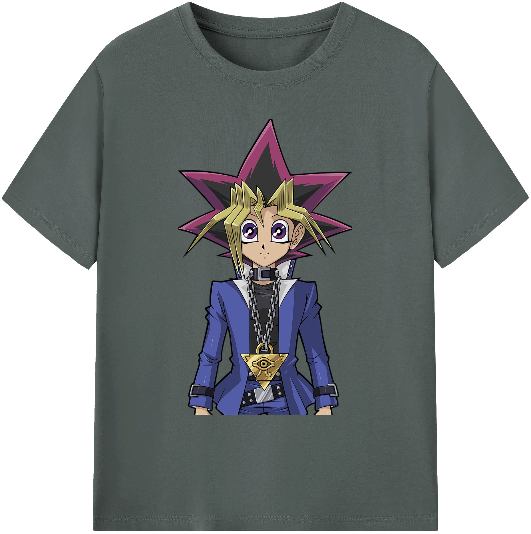 （画像用） 遊☆戯☆王 Yu-Gi-Oh! 綿100％ メンズ半袖Tシャツ｜肌触りやわらか＆通気性
